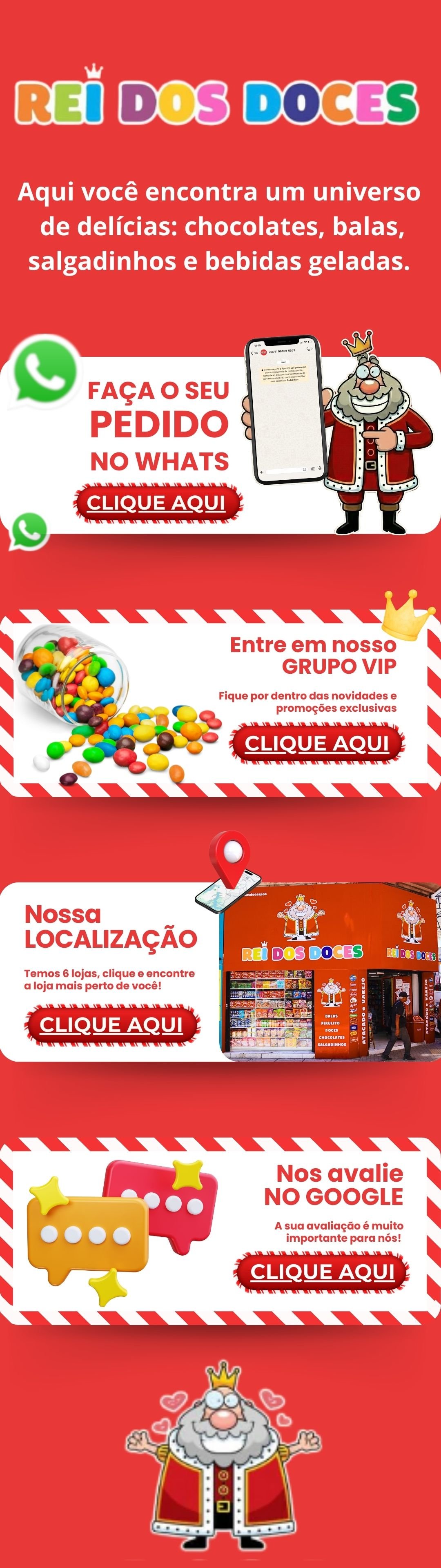 Layout Rei dos Doces